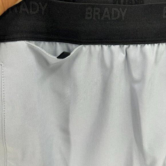 Brady Shorts Mens Size XXL Meteor Grey Pull On Run 5” Lined Pockets Drawstring - Picture 15 of 16